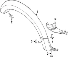 MOULDING ASY - FENDER PC3Z16A039AA FORD