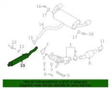 MUFFLER ASY - CENTRE AND REAR LX6Z5230PG FORD