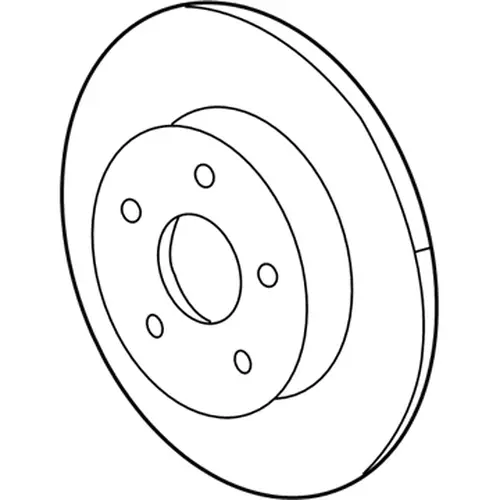Тормозной диск OPEL 13504280