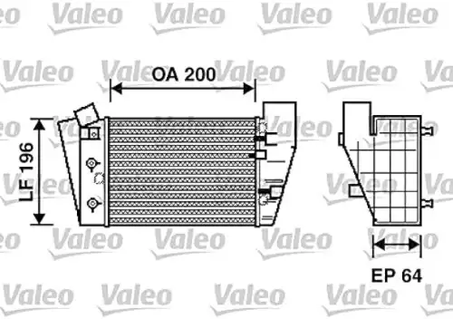 Интеркулер VALEO 817869