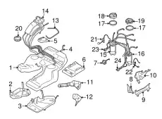 7L8919087B МОДУЛЬ ПОДАЧИ ТОПЛИВА ИЗ БАКА VAG