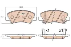 Тормозные колодки дисковые TRW GDB3548