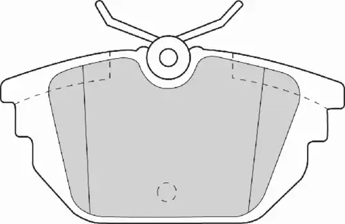 колодки дисковые торм. задн. AR FD6714N NECTO