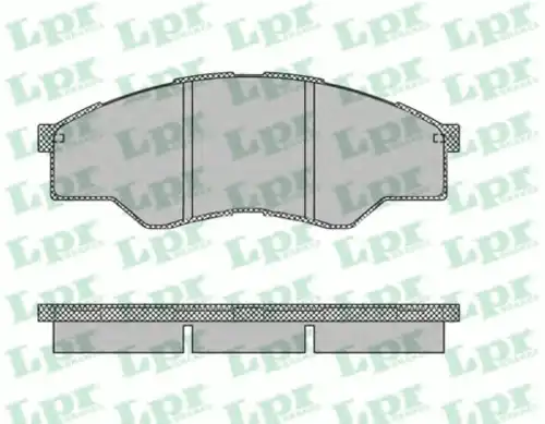 Тормозные колодки дисковые LPR 05P1452