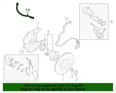 Тормозной шланг N067-43-820 MAZDA
