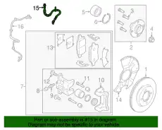 Тормозной шланг D651-43-980 MAZDA
