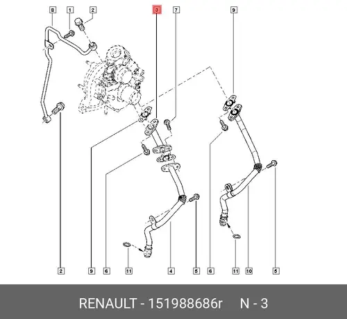 Деталь 151988686R RENAULT