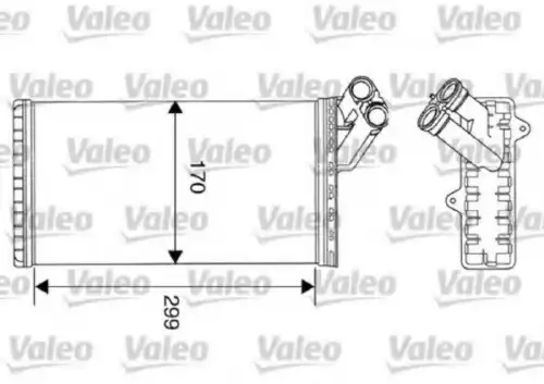 Радиатор печки VALEO 812116