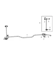 Рулевой наконечник DODGE K05143555AA