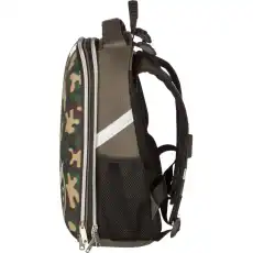 Ранец №1School Basic Military, 2 отд., эргоном. спинка 975126