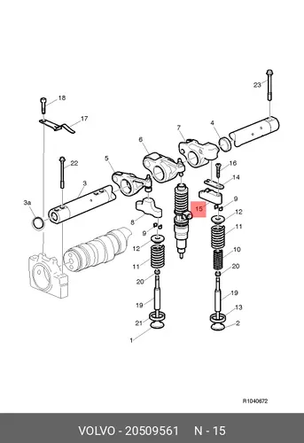 Коромысло клапана ГРМ VOLVO 20509561