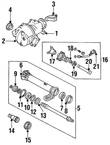 САЛЬНИК ПЕРЕДНЕГО ДИФФЕРЕНЦИАЛА M07427623A MAZDA
