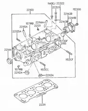 Прокладка ГБЦ HYUNDAI / KIA 2231121120