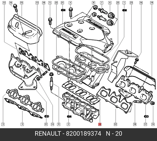 RENAULT 8200189374