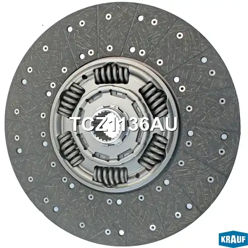 Диск сцепления KRAUF TCZ1136AU