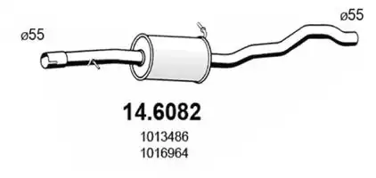 ASSO 14.6082 Резонатор 373544