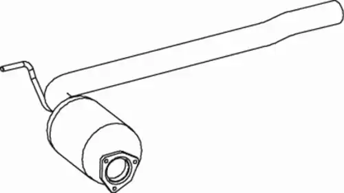 катализатор глушителя VW 74354 DINEX