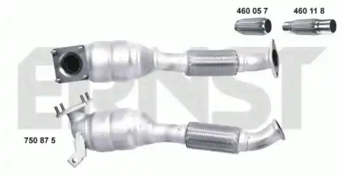 катализатор глушителя Ford 750875 ERNST