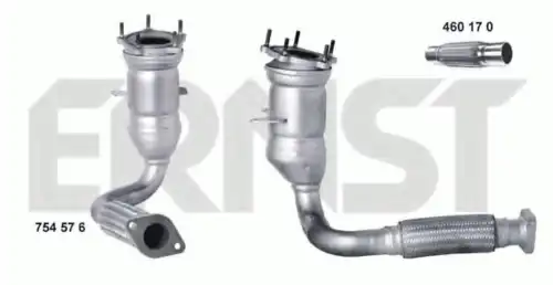 катализатор глушителя Ford 754576 ERNST