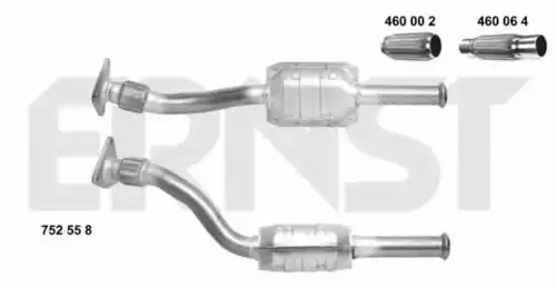 катализатор глушителя Ren 752558 ERNST