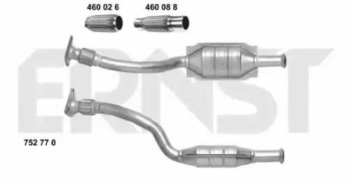 катализатор глушителя Ren 752770 ERNST