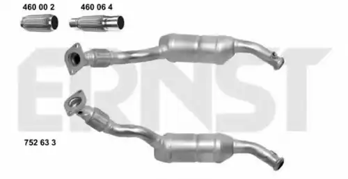 катализатор глушителя Ren 752633 ERNST