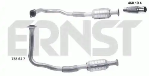 катализатор глушителя Opel 755627 ERNST