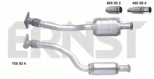 катализатор глушителя Ren 755924 ERNST