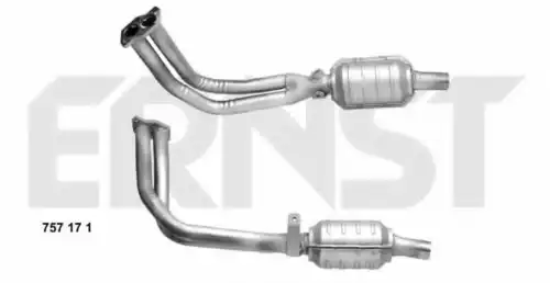 катализатор глушителя VW 757171 ERNST