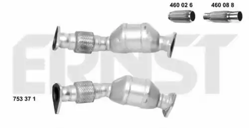 катализатор глушителя Audi 753371 ERNST