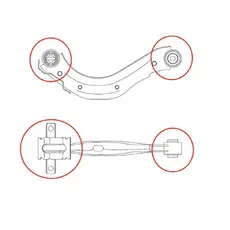 Рычаг подвески CTR GV0717