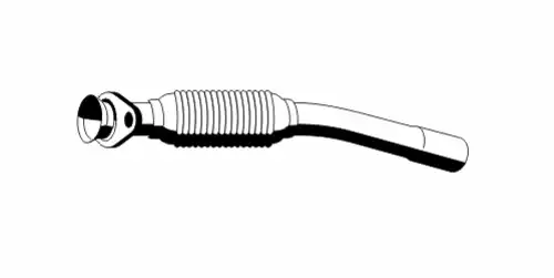 Гофра глушителя ERNST 391498 L= d=