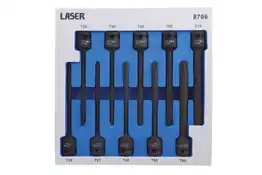 Комплект отверток со сменными битами 8706 LASER TOOLS