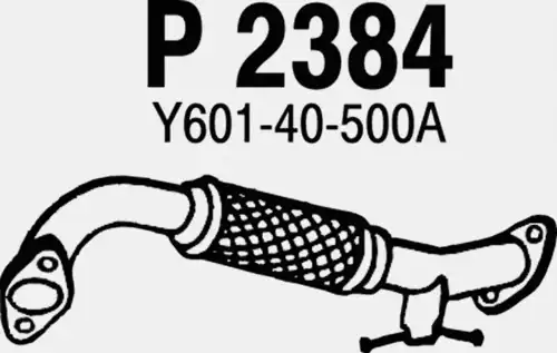 Гофра глушителя FENNO P2384 L= d=