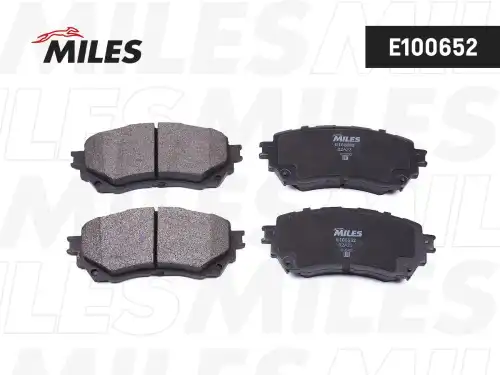 Тормозные колодки дисковые передняя ось MILES E100652