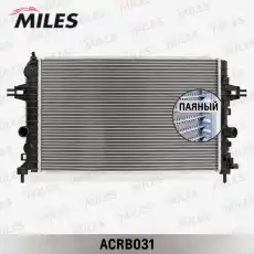 Радиатор системы охлаждения двигателя MILES ACRB031