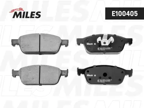 Тормозные колодки дисковые передняя ось MILES E100405
