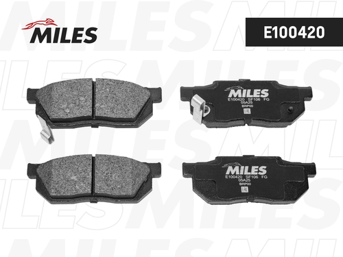 Тормозные колодки дисковые передняя ось MILES E100420