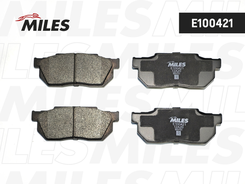 Тормозные колодки дисковые передняя ось MILES E100421