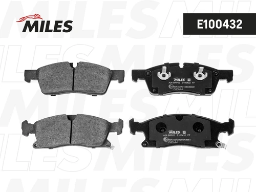 Тормозные колодки дисковые MILES E100432