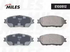 Тормозные колодки дисковые передняя ось MILES E100512