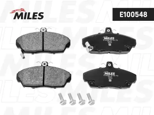 Тормозные колодки дисковые передняя ось MILES E100548