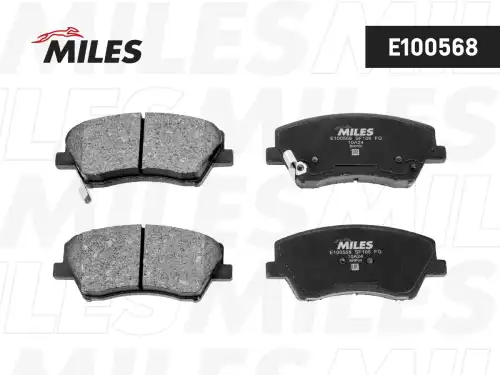 Тормозные колодки дисковые передняя ось MILES E100568