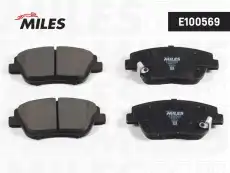 Тормозные колодки дисковые передняя ось MILES E100569