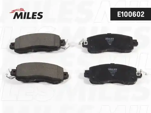 Тормозные колодки дисковые передняя ось MILES E100602