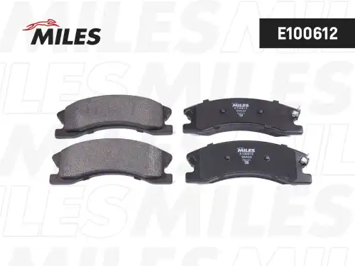 Тормозные колодки дисковые передняя ось MILES E100612