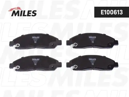 Тормозные колодки дисковые передняя ось MILES E100613