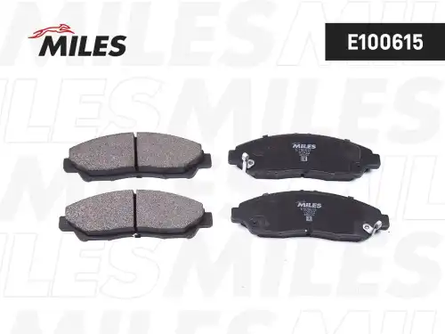 Тормозные колодки дисковые передняя ось MILES E100615