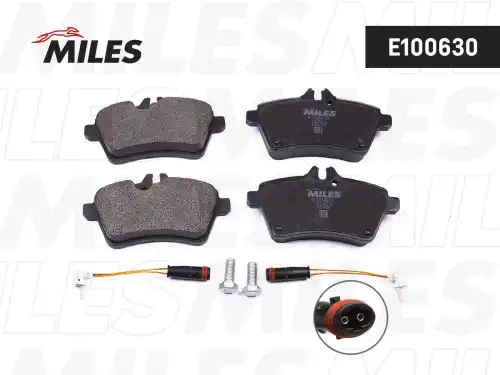 Тормозные колодки дисковые передняя ось MILES E100630