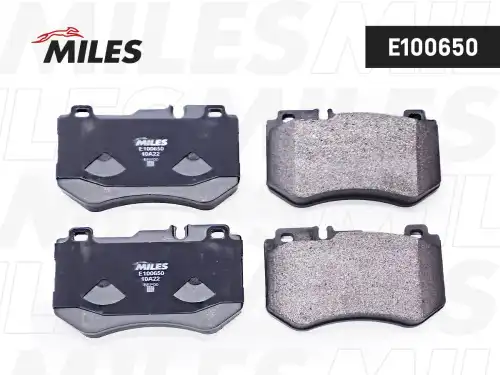 Тормозные колодки дисковые передняя ось MILES E100650